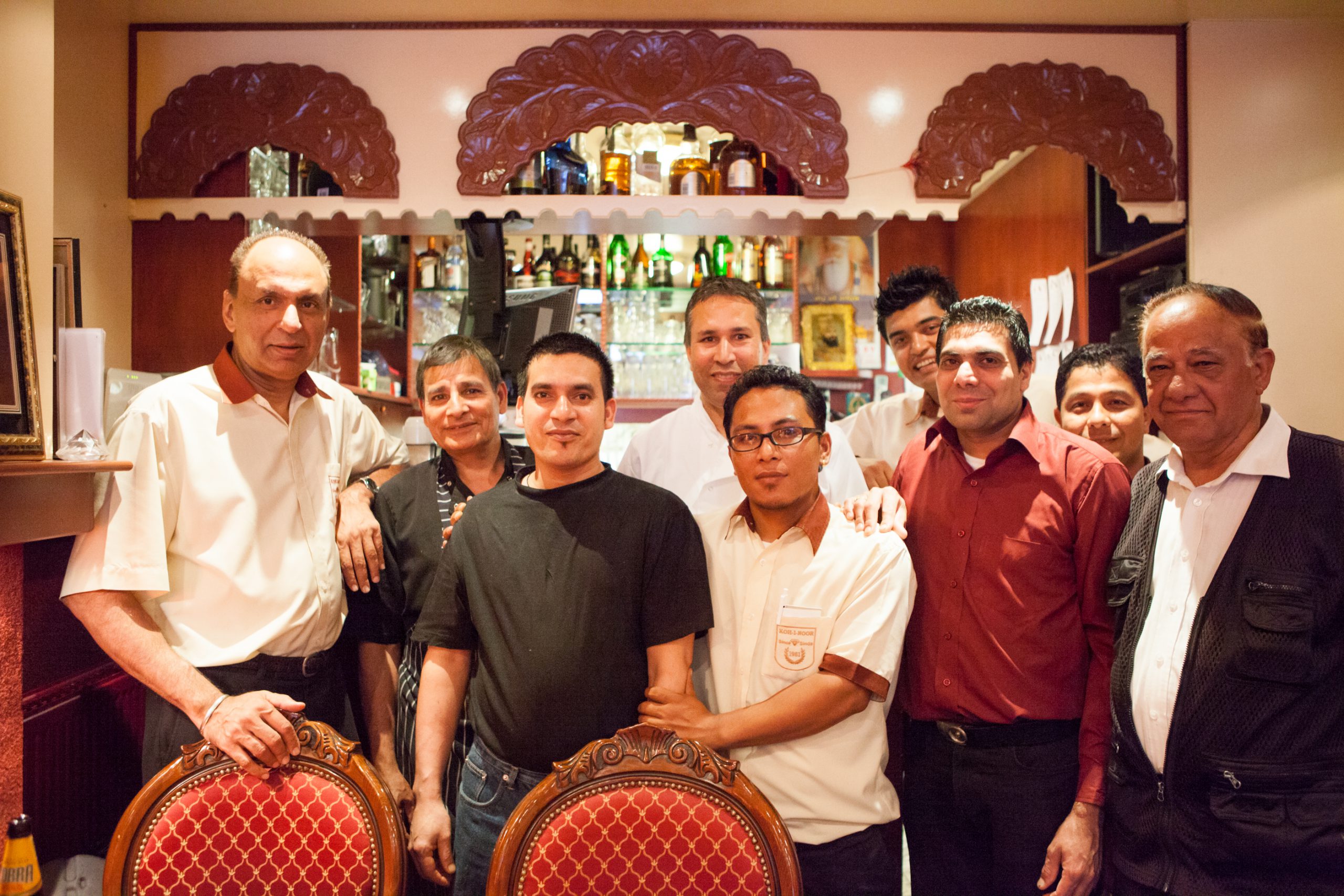 Staff Koh-i-Noor Indian Restaurant Amsterdam